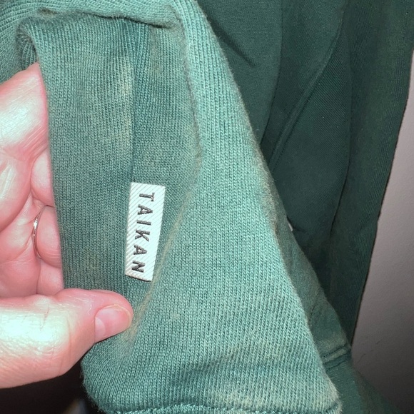 TAIKAN X  Portal Green Hoodie Size Small 100% Cotton - Picture 7 of 9